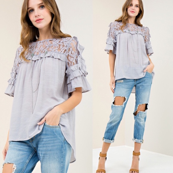 entro ruffle top